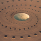 Image for article titled What the hell is this weird alien looking spiral in the desert?